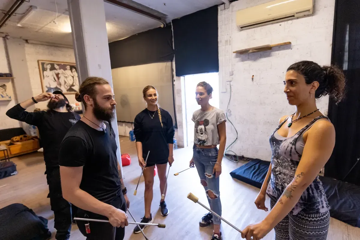A TheLittman fire eating workshop